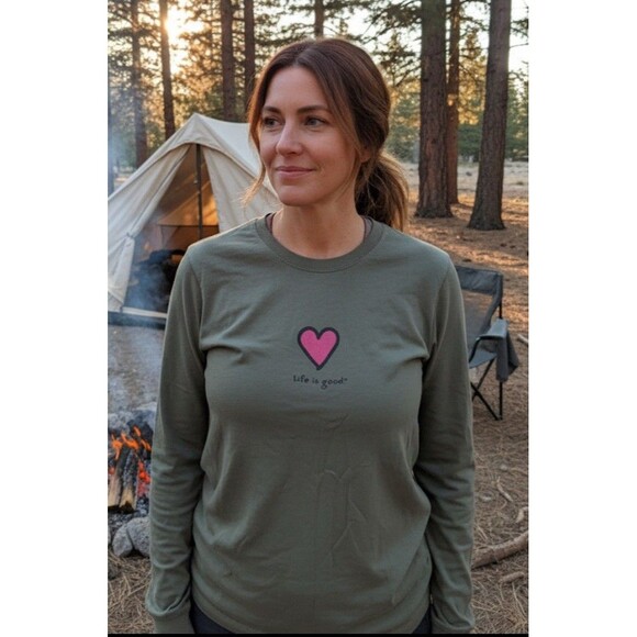 Lot of 4 LIFE iS GOOD TShirts M’s XXL Happy Hour Keep It Simple, W’s XXL & Pouch - Picture 6 of 13